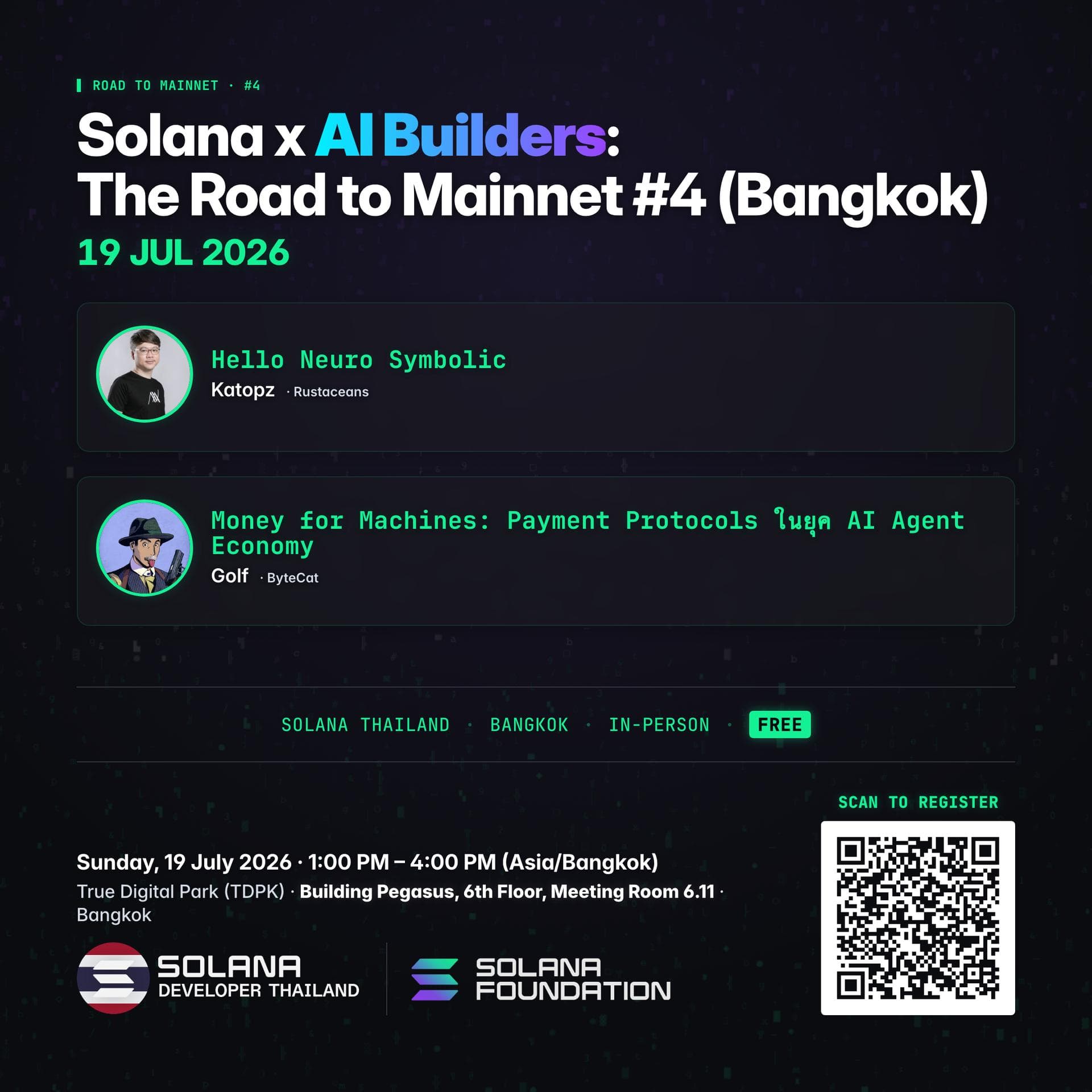 Solana x AI Builders: The Road to Mainnet #4 (Bangkok)